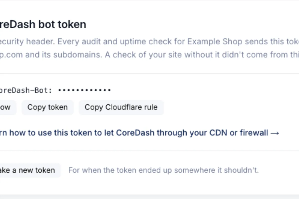 Core Web Vitals Let the CoreDash Bots Through Cloudflare and AWS WAF